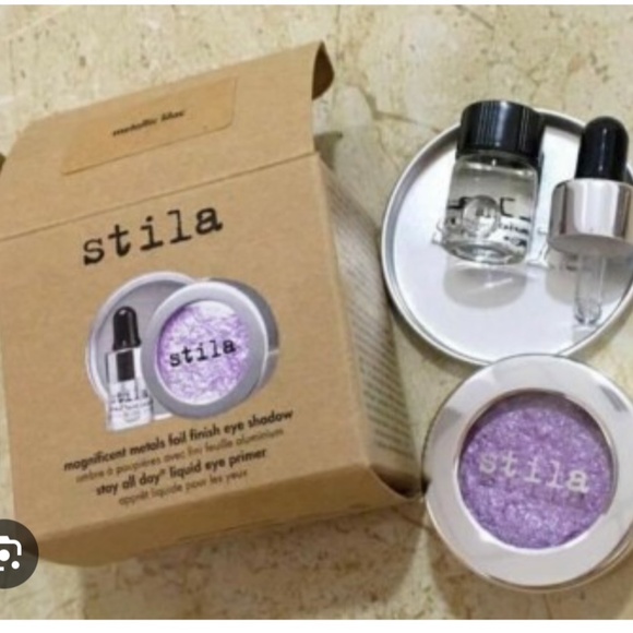 *NEW* Stila Magnificent Metals Foil Finish Eye Shadow in “Metallic Violet” - Picture 1 of 3